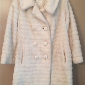 Vintage Soft and Fuzzy Pea Coat